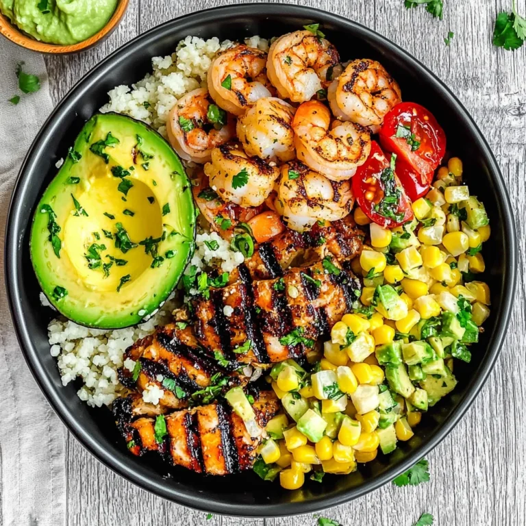 Grilled Shrimp Bowl with Avocado: A Flavor Explosion!