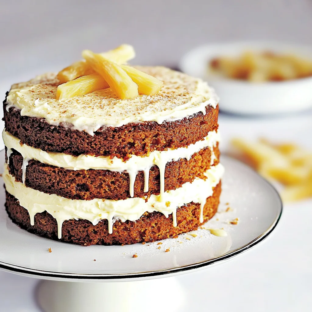 Hawaiian Carrot Pineapple Cake: An Incredible Delight