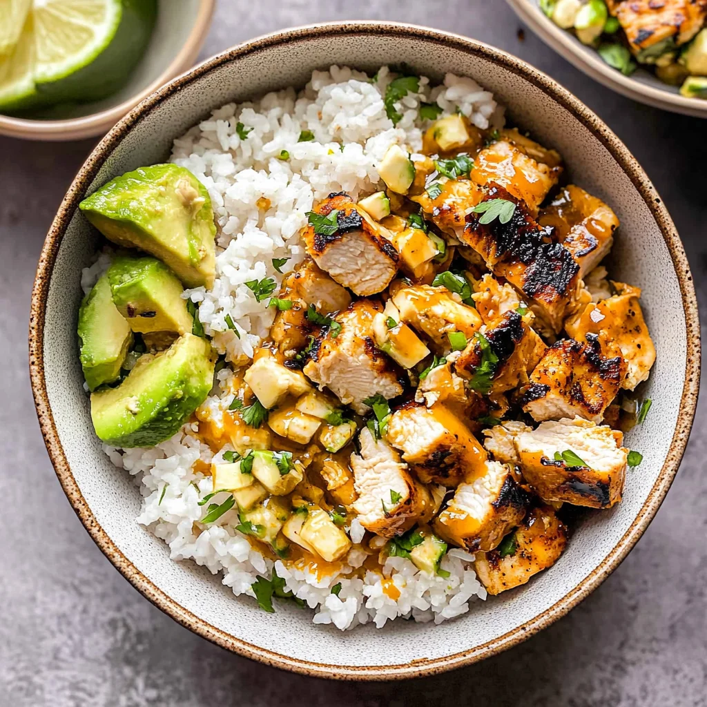 Honey Chipotle Chicken Rice Bowls: Sweet and Spicy Delight