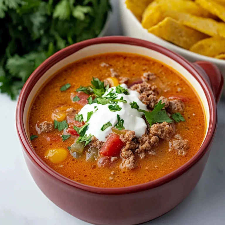 Keto Taco Soup: Comforting and Flavor-Packed Delight