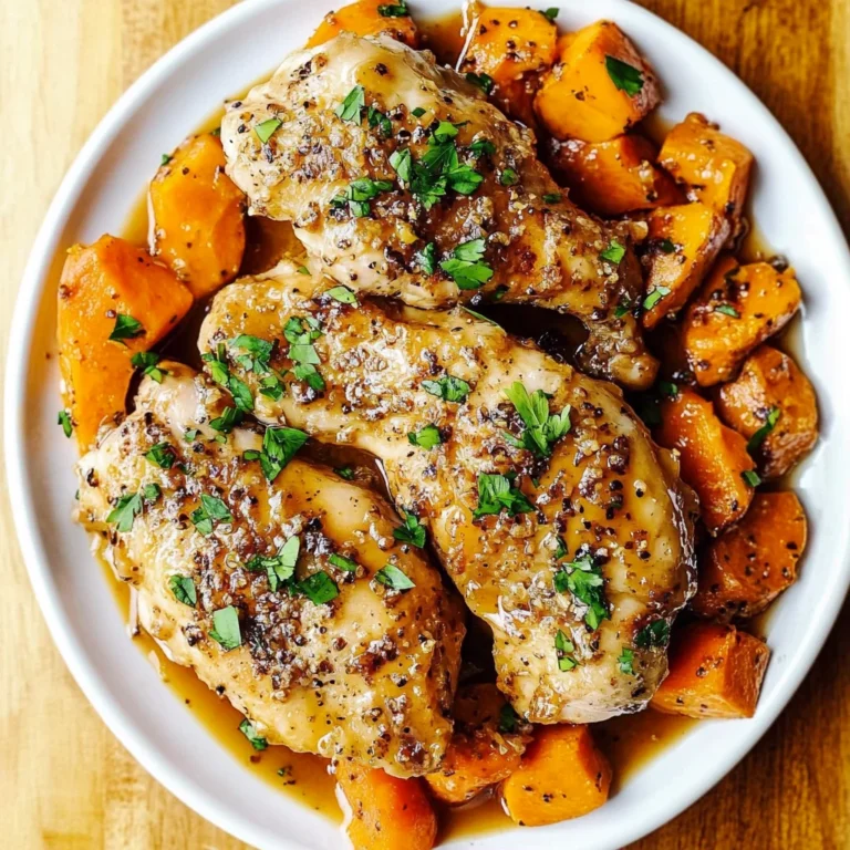 Maple-Glazed Chicken with Sweet Potatoes: A Cozy Delight