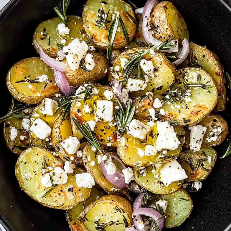 Quick smashed Greek potatoes with feta and rosemary: Deli…