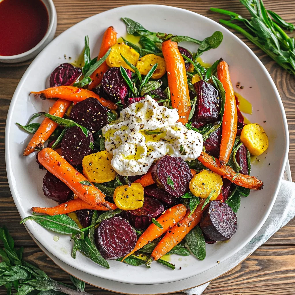 Roasted Beets and Carrots Salad with Burrata: Irresistibl…