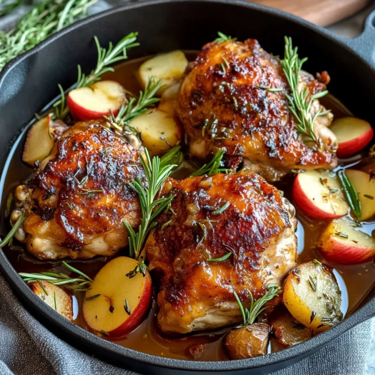 Rosemary Apple Cider Chicken Recipe: Comforting Delight