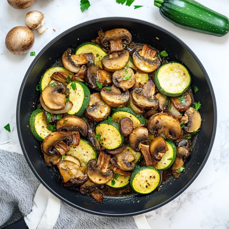 Sauteed Zucchini Mushrooms And Onions: Quick and Flavorful