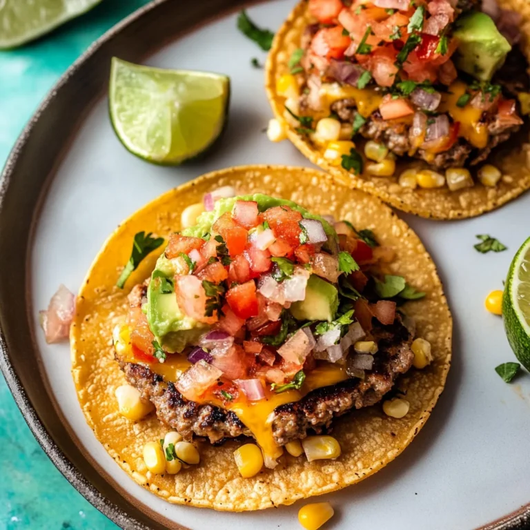 Street Corn Smash Burger Tacos: Juicy and Flavor-Packed D…