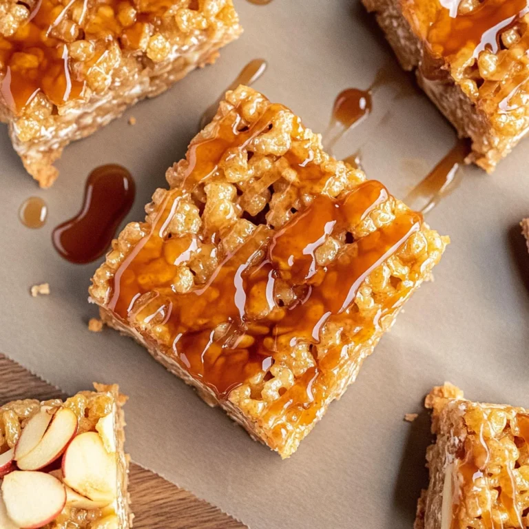 Apple Pie Rice Krispie Treats: Cozy and Deliciously Easy