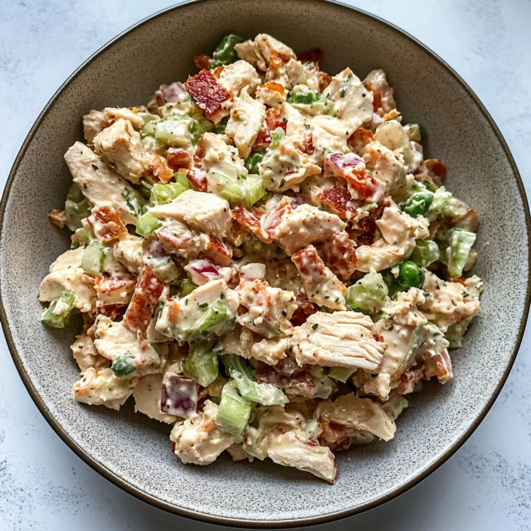 BLT Chicken Salad: Fresh and Satisfying Delight