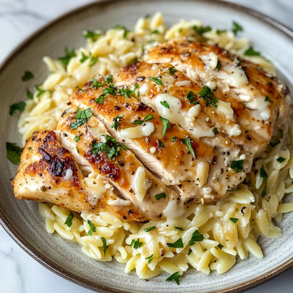 Boursin Orzo with Chicken: Creamy Comfort in a Bowl