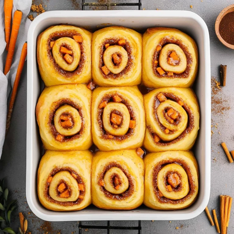 Carrot Cake Cinnamon Rolls: Sweet Morning Magic Awaits