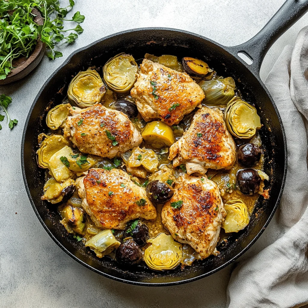 Chicken Artichoke Skillet: Satisfyingly Creamy Delight