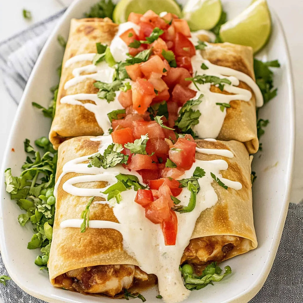 Chicken Chimichangas: Crispy and Cheesy Delight