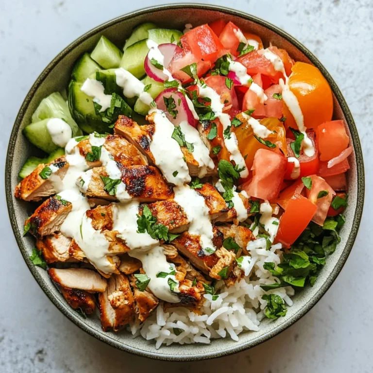 Chicken Shawarma Rice Bowl: Bold and Comforting Delight