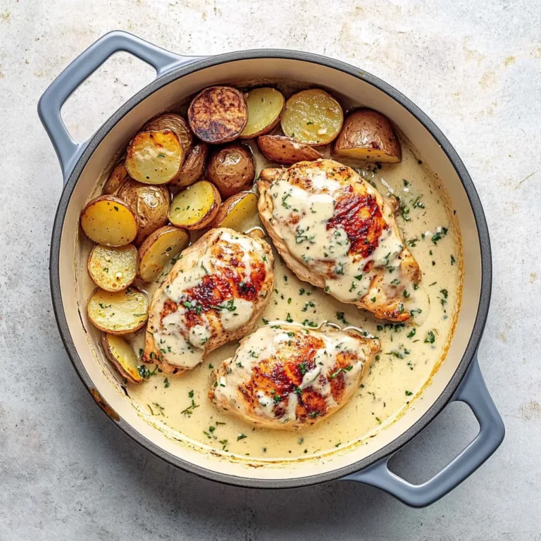 Chicken and Potatoes with Dijon Cream Sauce: Irresistibly…