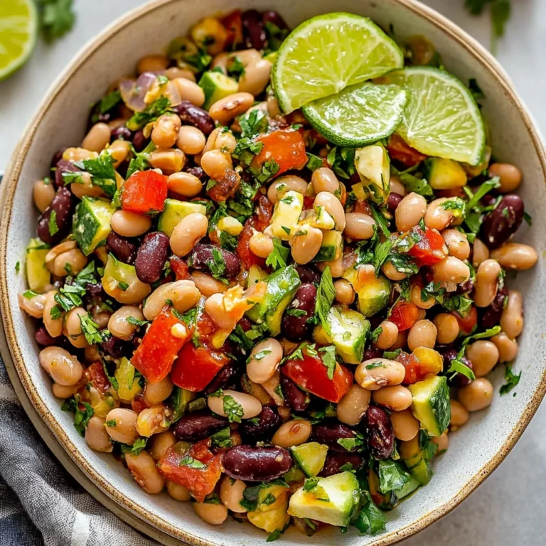 Chili Lime Bean Salad: Refreshingly Zesty Delight