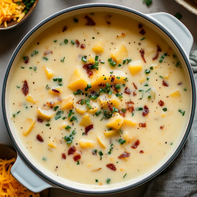 Copycat Outback Loaded Baked Potato Soup: Cozy Comfort Food