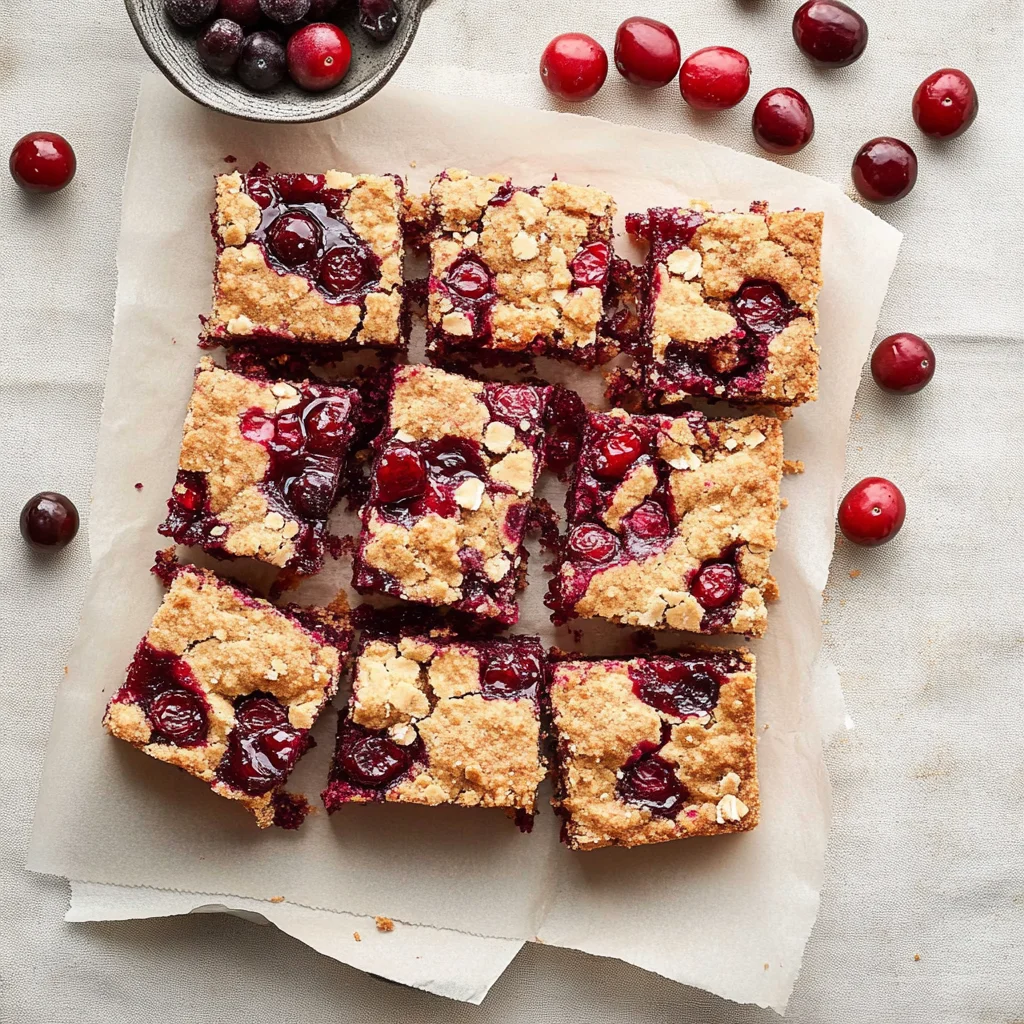 Cranberry Crumble Bars Recipe: Sweet & Tart Delight