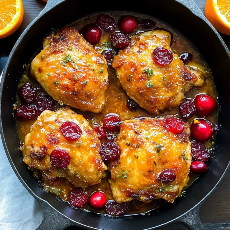 Cranberry Orange Chicken: Cozy and Flavor-Packed Delight