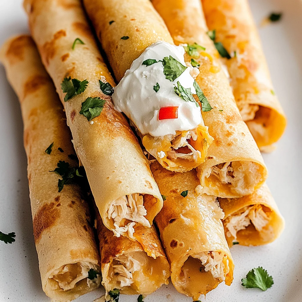 Cream Cheese Chicken Taquitos: Crispy & Creamy Delight