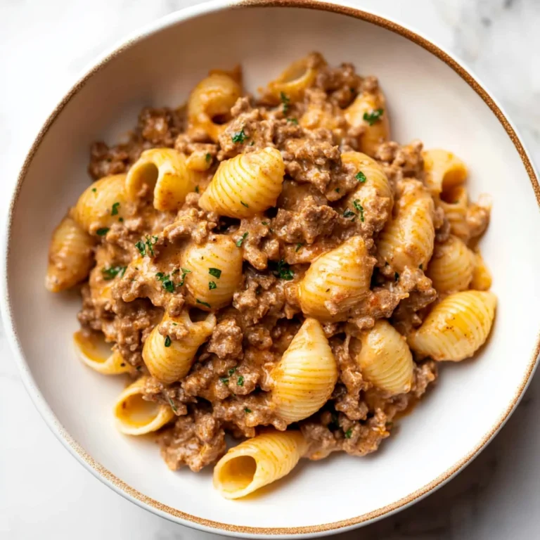 Creamy Beef and Shells: A Cozy Comfort Food Delight