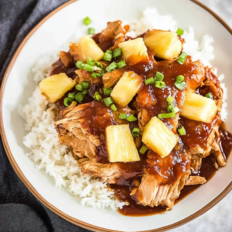 Crockpot Pineapple BBQ Chicken: Sweet and Tangy Delight