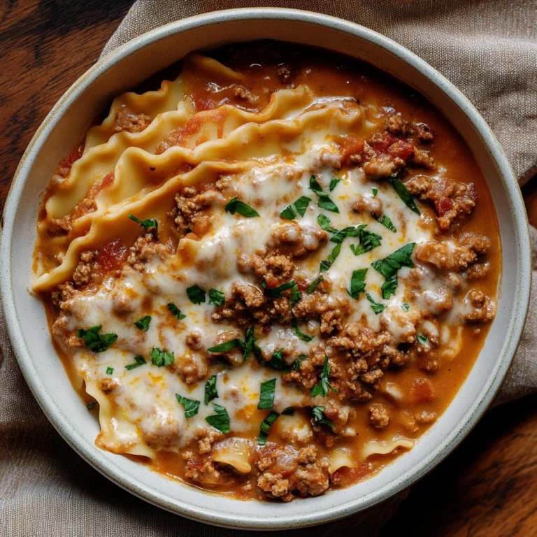 Easy Creamy Lasagna Soup: A Cozy Bowl of Comfort