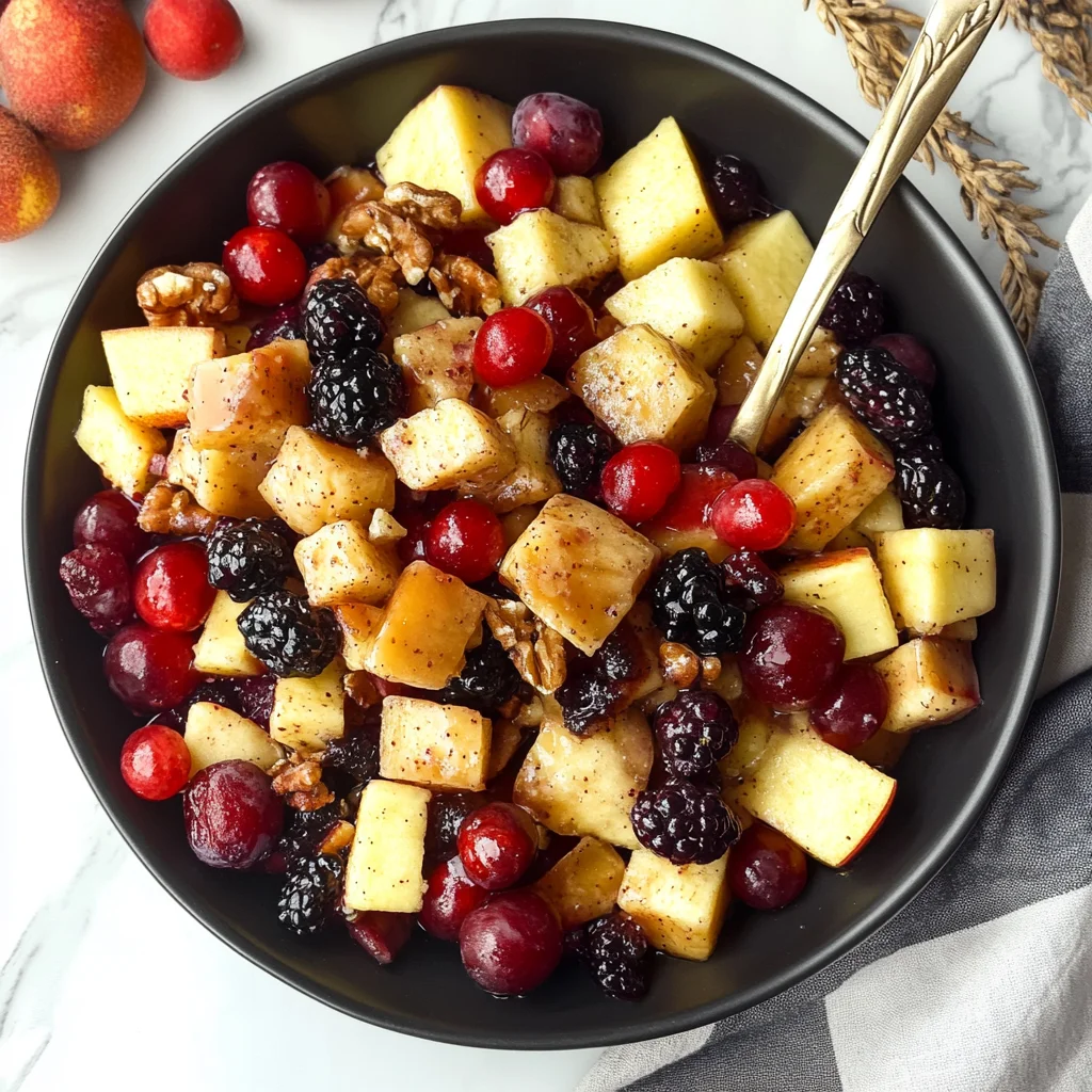Fall Fruit Salad: Bursting with Autumn Goodness