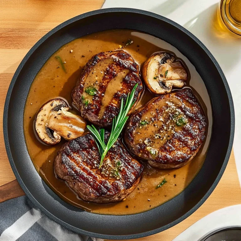 Garlic Butter Mushroom Beef Chops: Irresistibly Flavorful