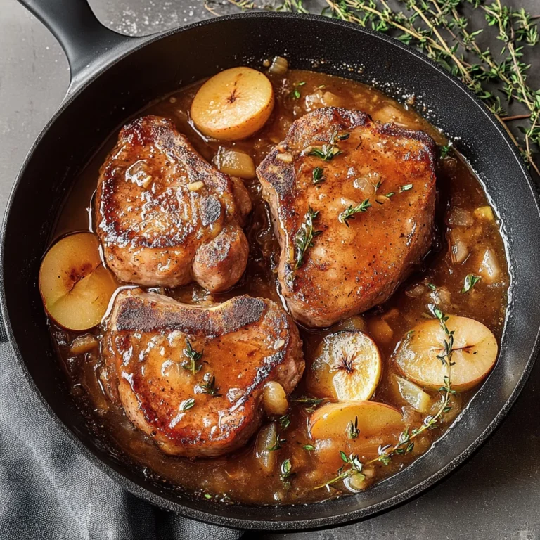 Juicy Apple Butter Pork Chops: Fall Flavor at Its Best