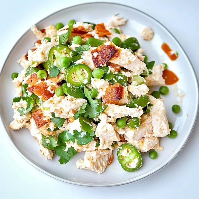 Keto Jalapeno Popper Cottage Cheese Chicken Salad: Zesty …