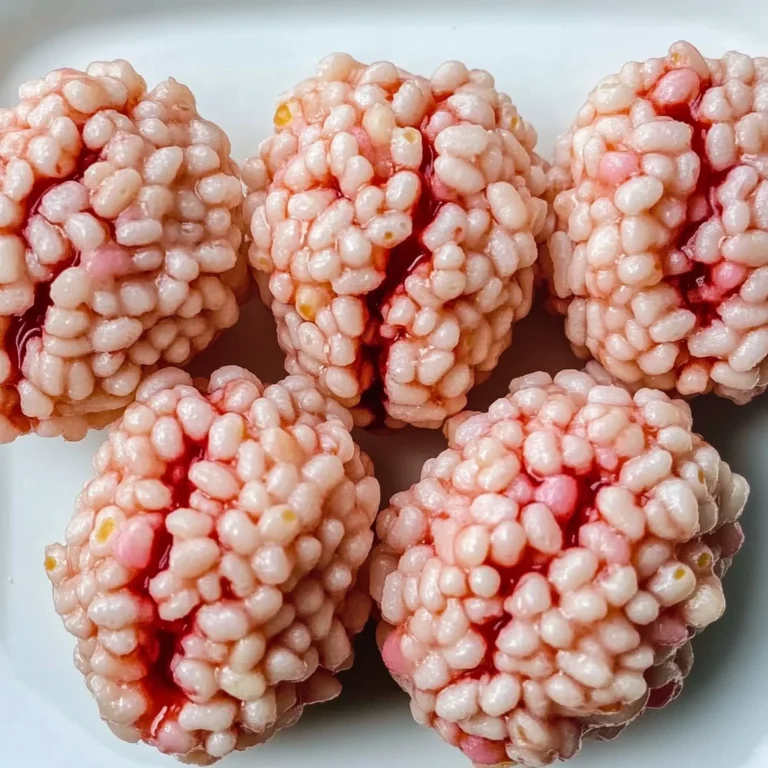 Marshmallow Rice Bubbles Halloween Brains: Spooky Sweet T…