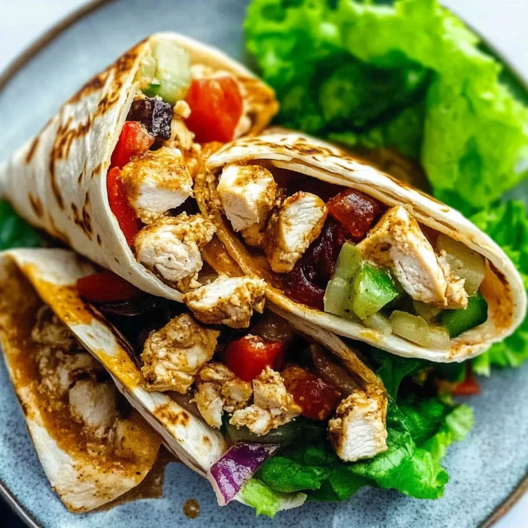 Mediterranean Chicken Wraps: Effortlessly Delicious Delight
