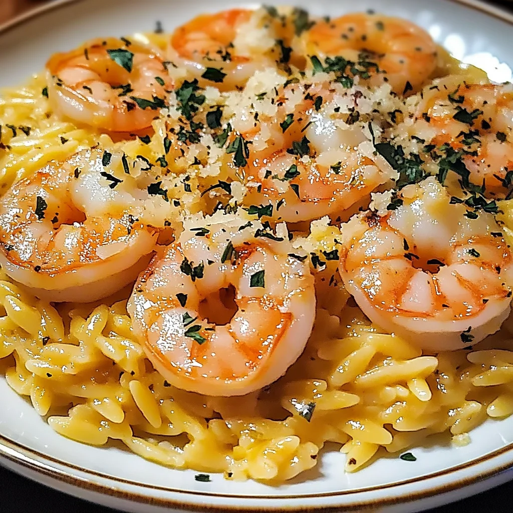 One Pan Parmesan Orzo with Shrimp: Creamy Comfort Awaits