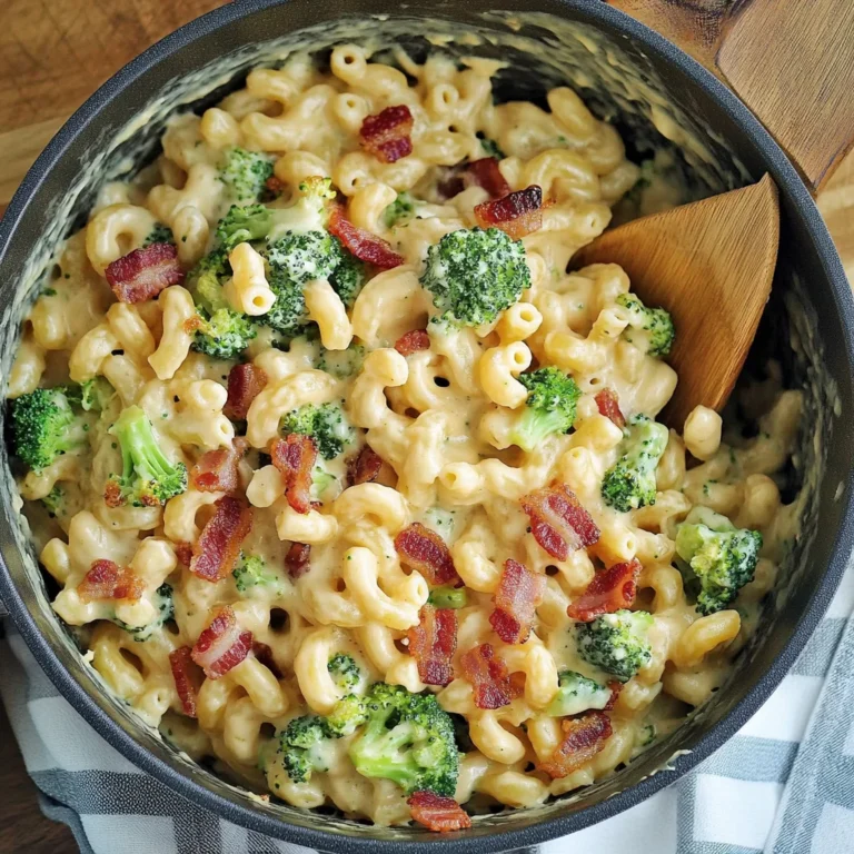 One-Pot Bacon Broccoli Mac and Cheese: Creamy Comfort Awaits