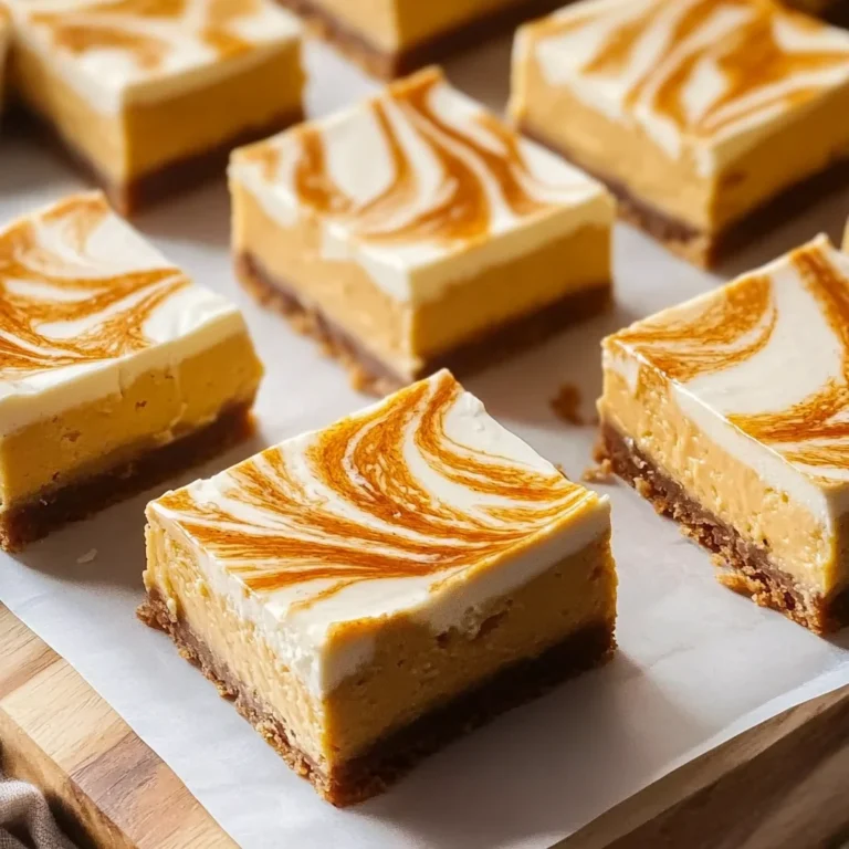 Pumpkin Spice Cheesecake Bars: Easy and Creamy Delight