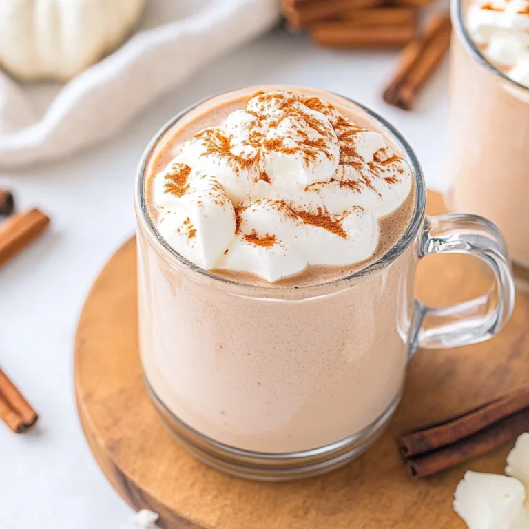 Pumpkin White Hot Chocolate: Creamy Fall Indulgence