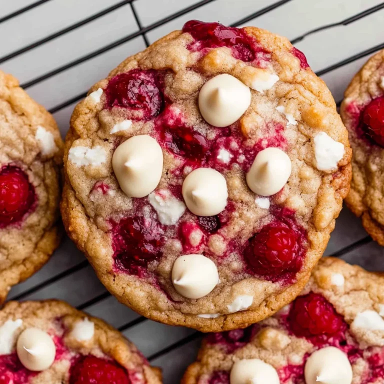Raspberry White Chocolate Cookies: Chewy and Irresistible