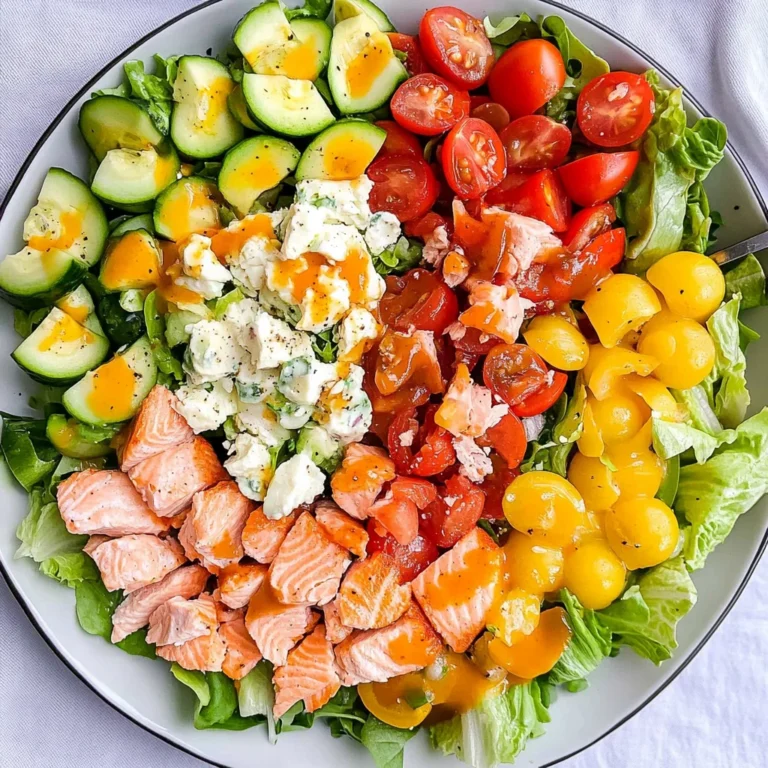 Salmon Cobb Salad: Fresh and Flavorful Delight