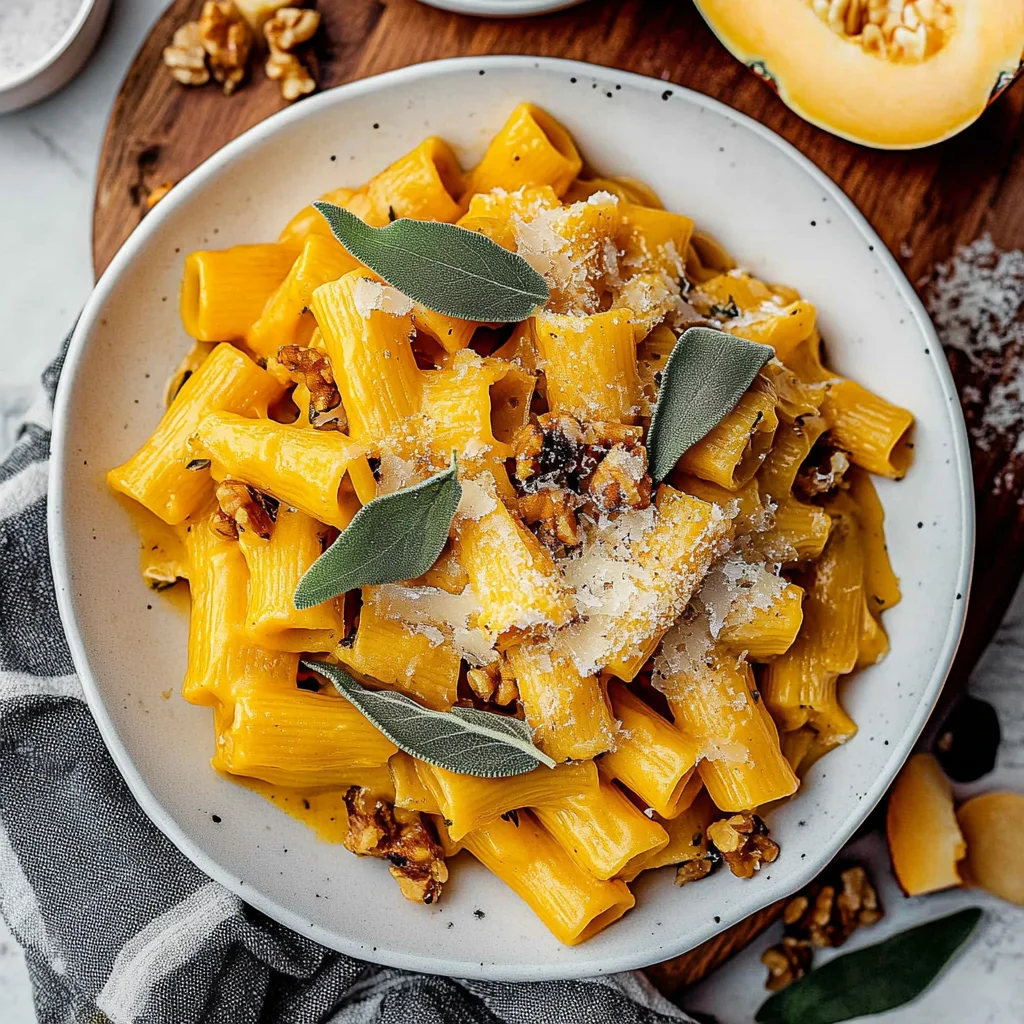 Savory Butternut Squash & Sage Pasta: Cozy Comfort Food