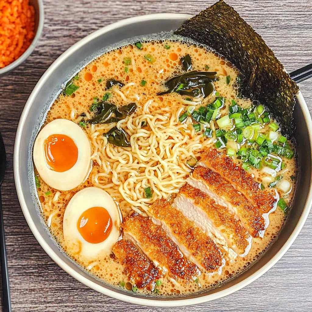 Savory Chicken Katsu Ramen: Cozy Comfort Food Delight