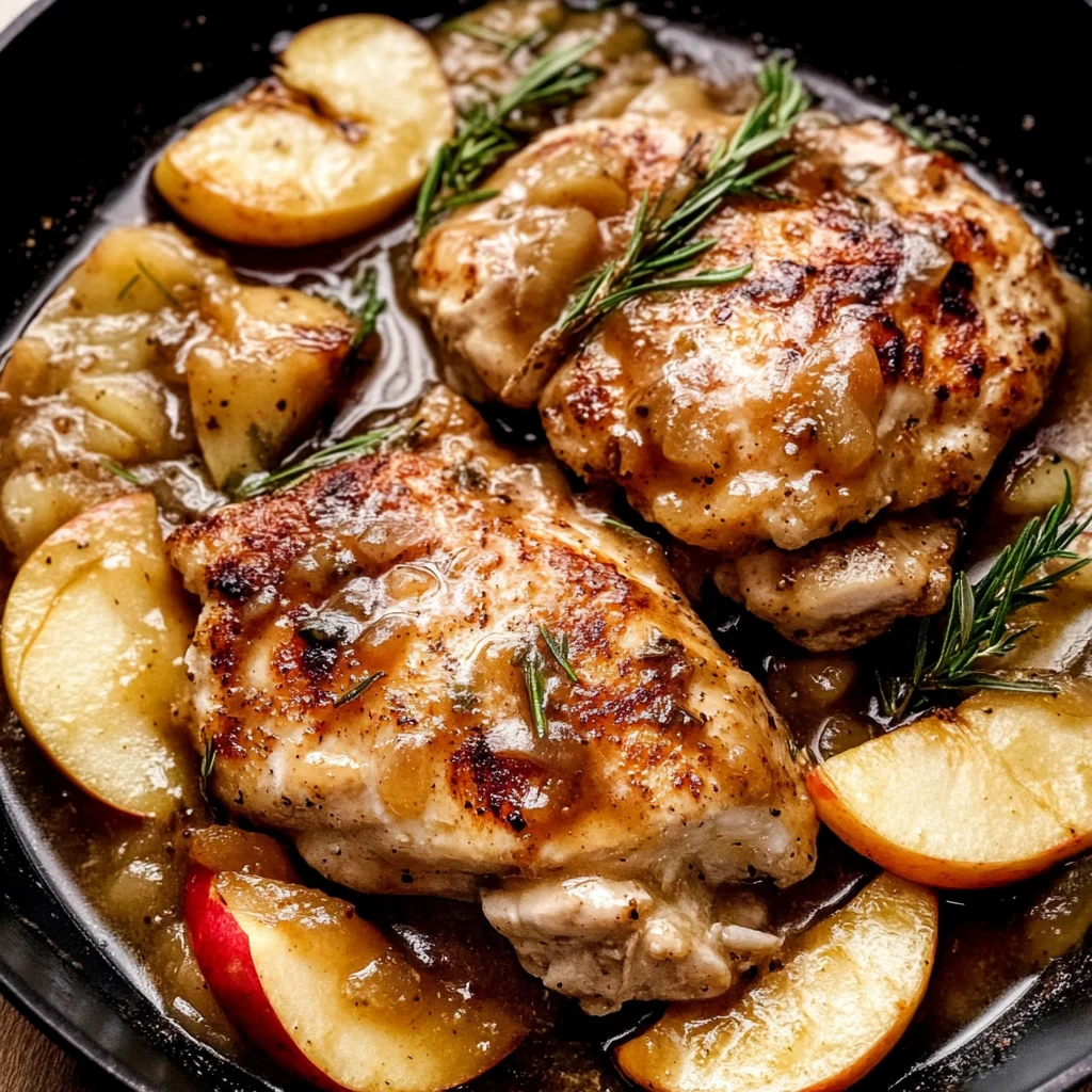 Skillet Apple Cider Chicken: Cozy Fall Delight