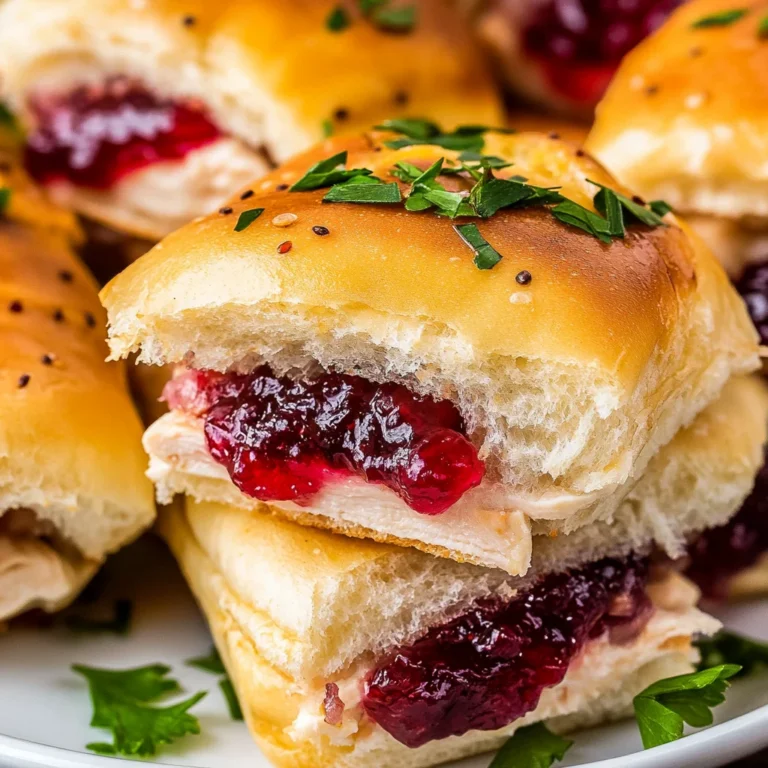 Turkey Cranberry Sliders: Comforting and Flavor-Packed Bites