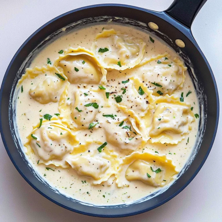 White Wine Cream Sauce for Ravioli: Comfort Food Bliss