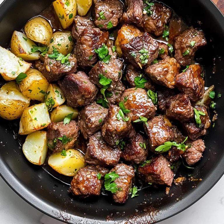 crockpot garlic butter beef bites with potatoes: Comforti…