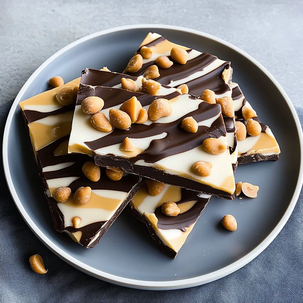 10 Minute Peanut Butter Chocolate Greek Yogurt Bark Recip…