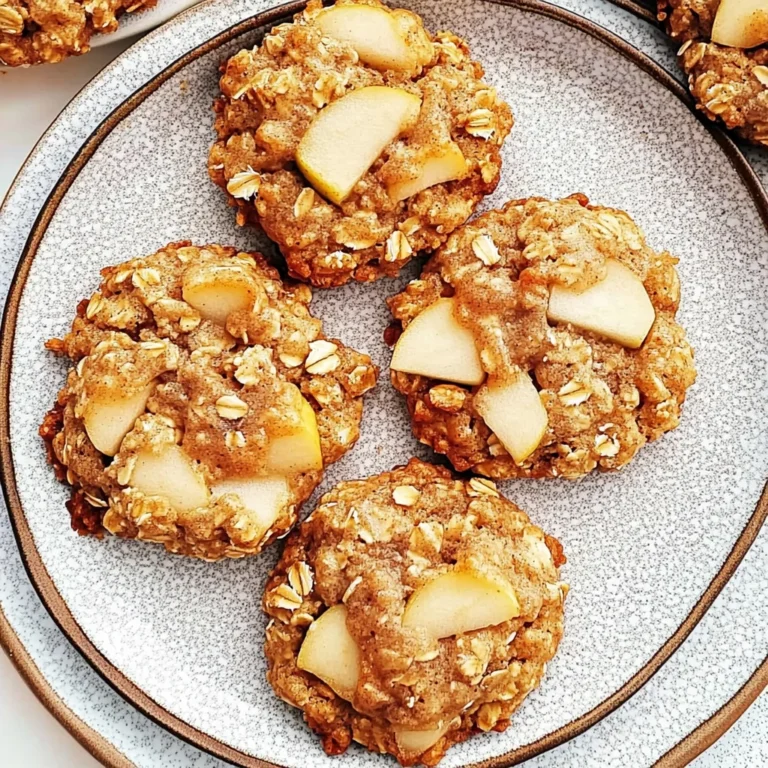 Apple Cinnamon Oatmeal Cookies: Warm and Chewy Delight