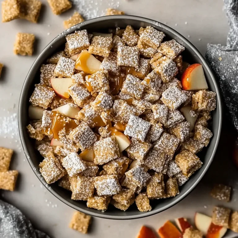 Caramel Apple Puppy Chow: Sweet and Crunchy Delight