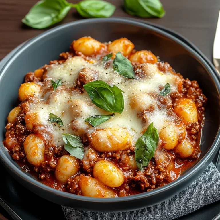 Cheesy Bolognese Gnocchi Bake: Cozy Comfort Food Magic