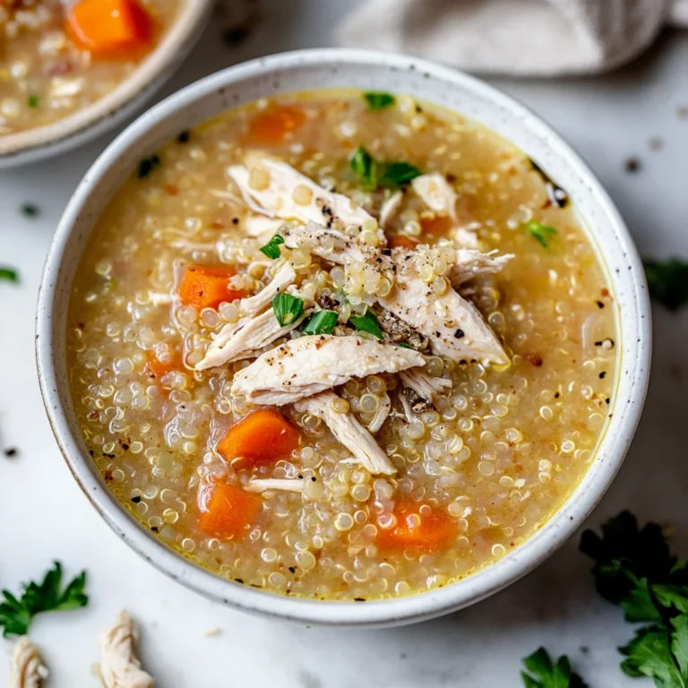 Chicken Quinoa Soup: Cozy and Comforting Delight