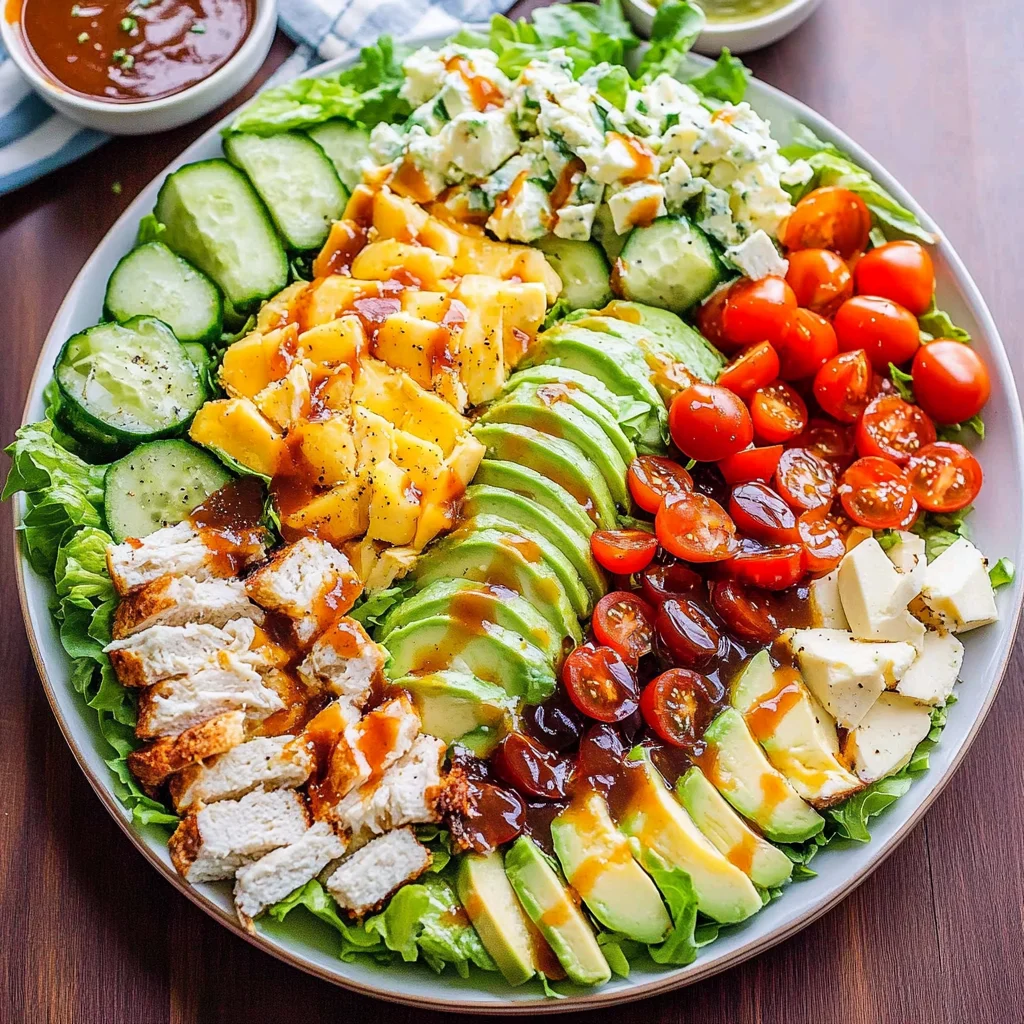 Cobb Salad with the Best Cobb Salad Dressing Ever!
